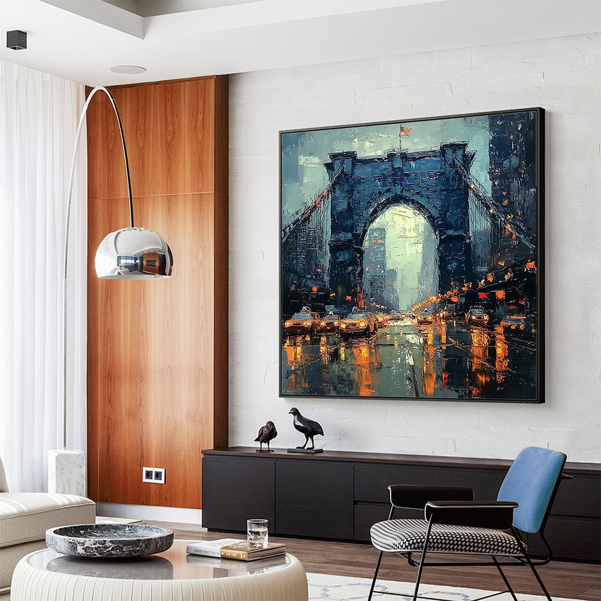 Brooklyn Bridge Painting | New York City Wall Art #AA 078