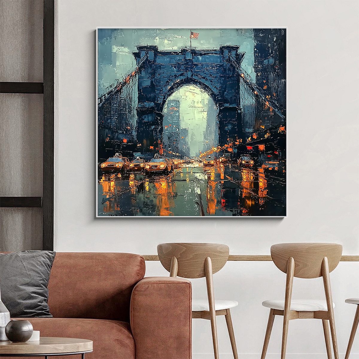 Brooklyn Bridge Painting | New York City Wall Art #AA 078
