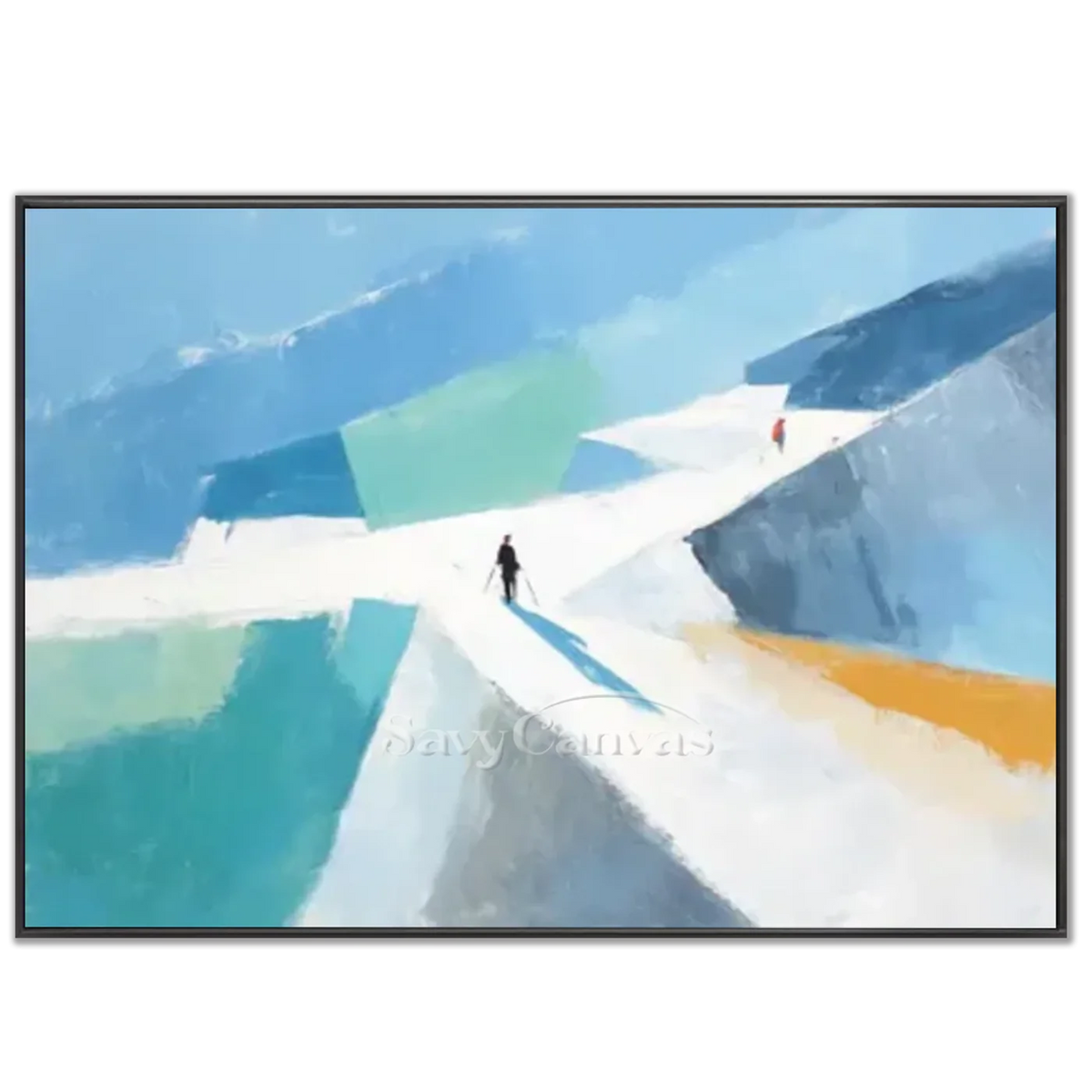Colorful_Skiing_Sports_Art_Painting_Canvas-black-frame-02.webp