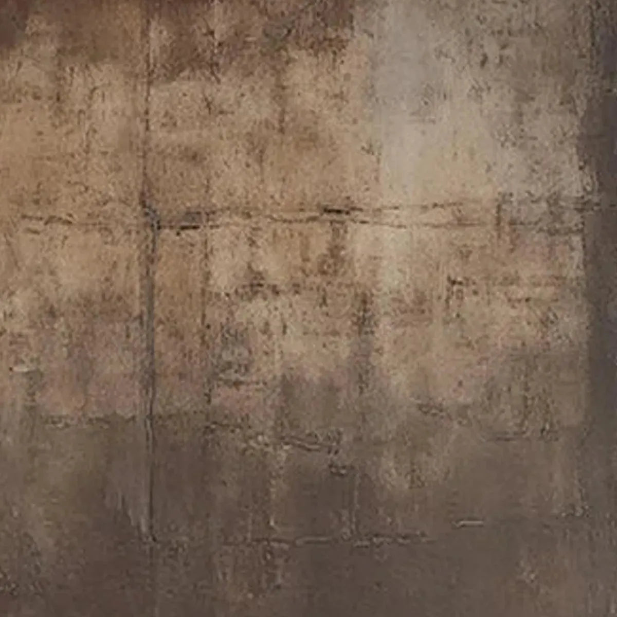 Dark Rust and Bronze Abstract Canvas | Industrial Wall Art #AA 446