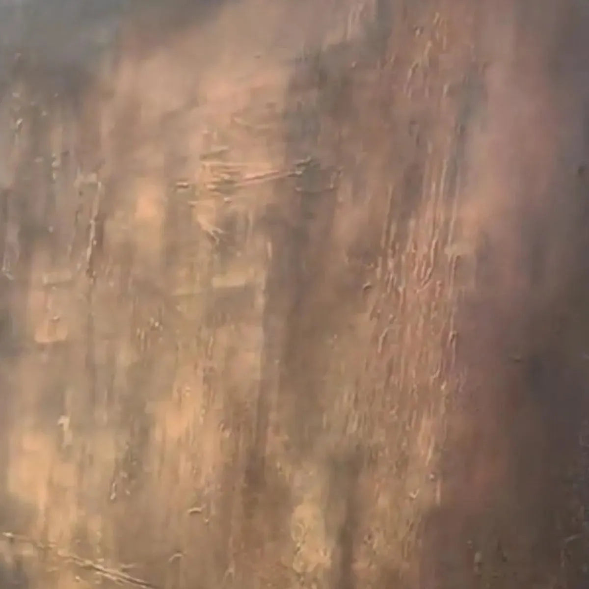 Dark Bronze and Rust Abstract Canvas | Industrial Textured Art #AA 450