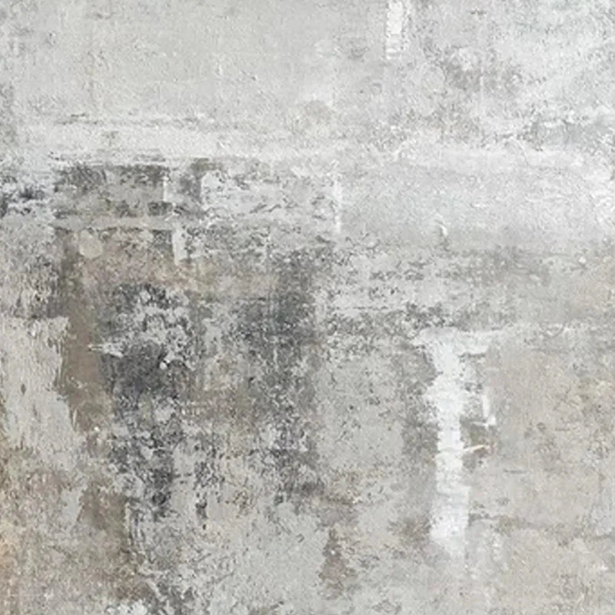 Modern Grey and Silver Wall Art Set of 2 | Neutral Canvas Prints #AA 451