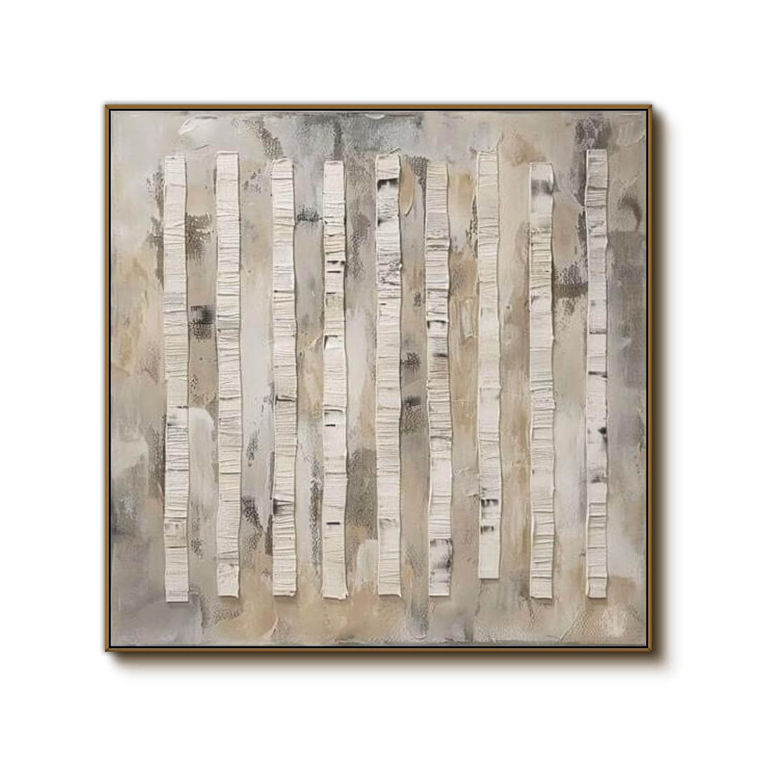 Japandi Style Dining Room Wall Art | Wabi-sabi Textured Print #AA 372