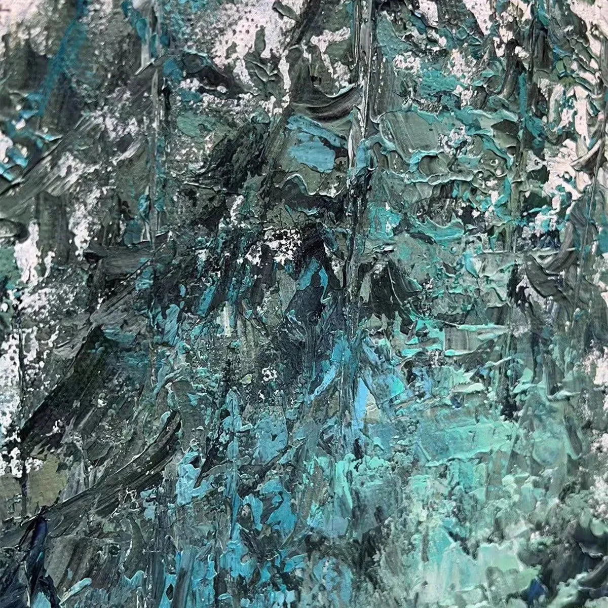 Pink Sky & Green Forest Canvas Wall Art | Panoramic Landscape #AA 333