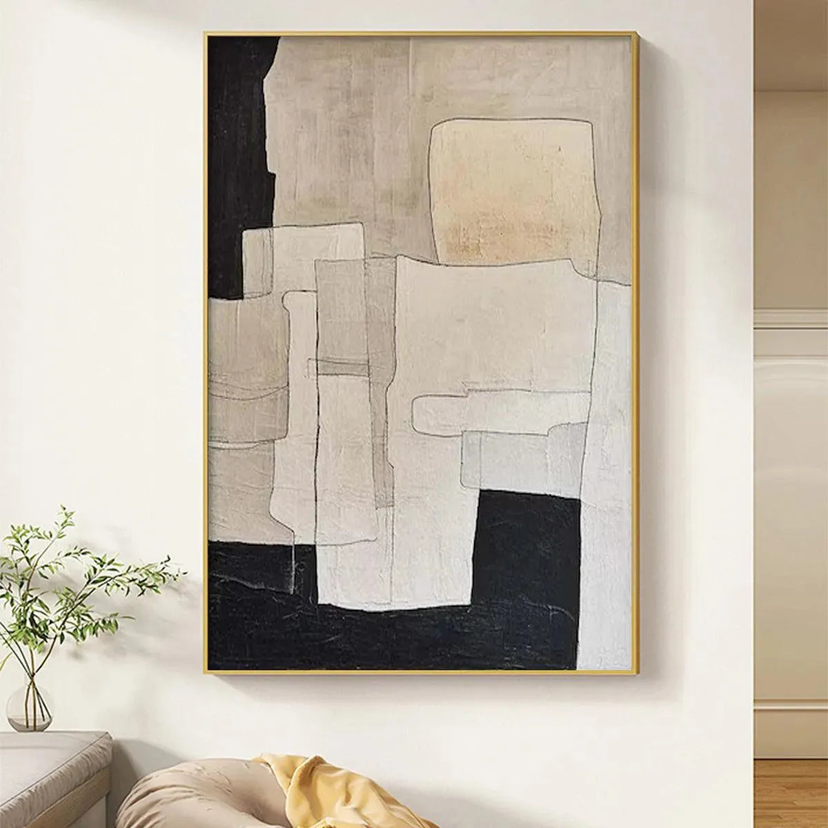 Modern Color Block Painting | Abstract Geometric Art