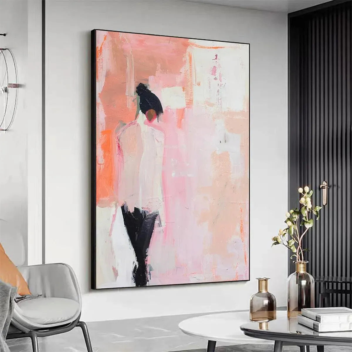 Expressive Figurative Art | Large Abstract Woman Painting #AA 116