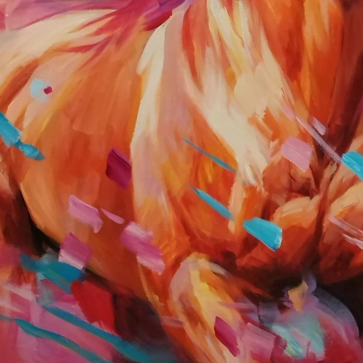 Dynamic Colorful Horse Art | Vibrant Abstract Animal Painting #ZZ 261