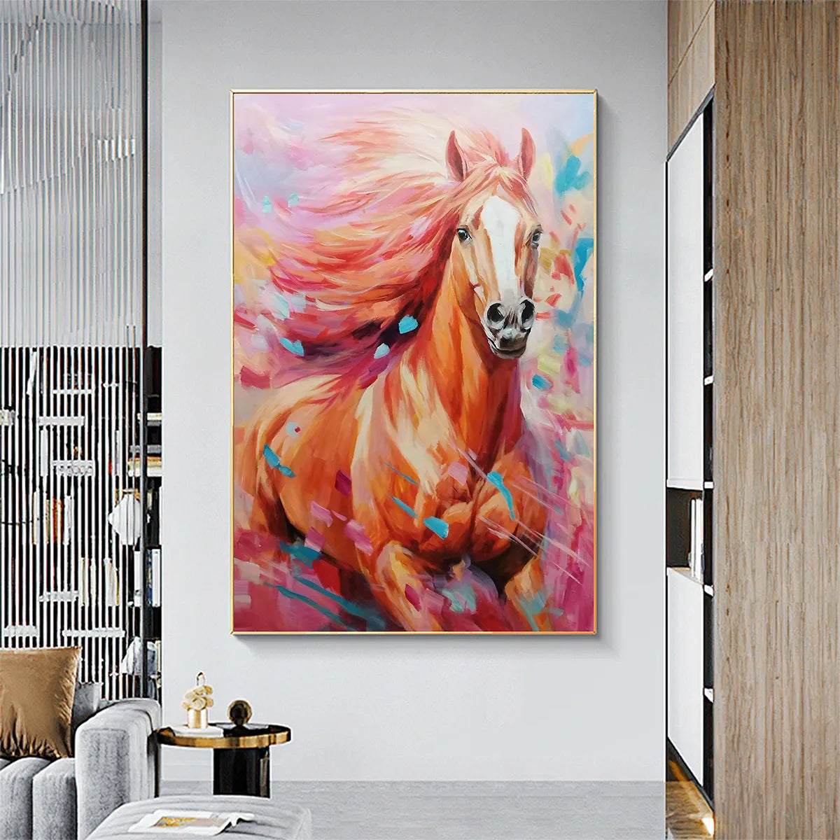 Modern Expressive Horse Painting | Bold Abstract Equine Art