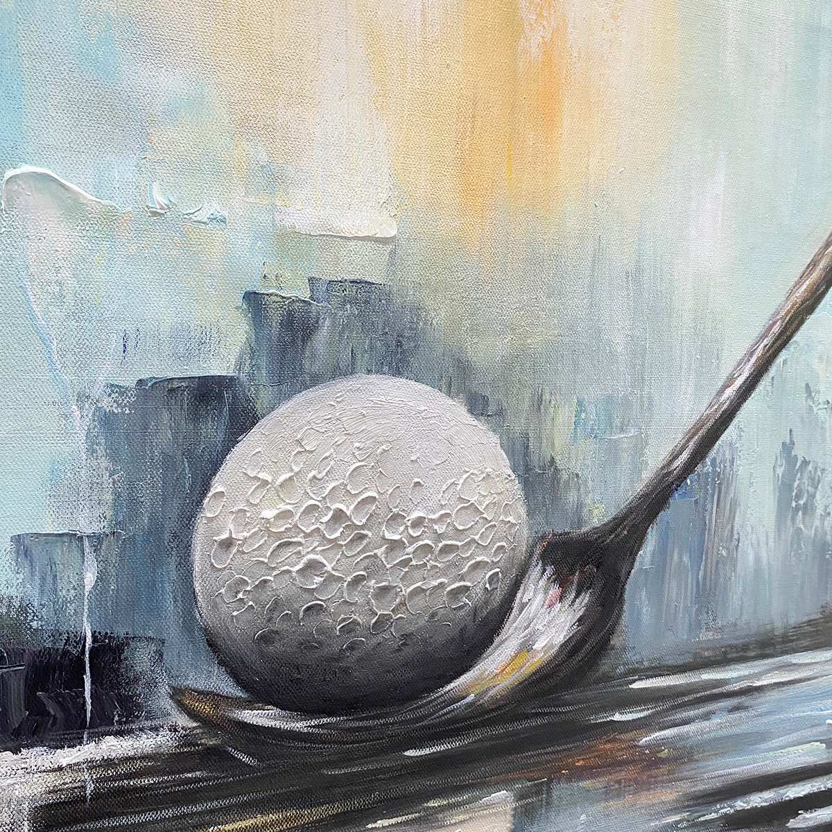 Modern Golf Painting | Abstract Sports Wall Art #AA 229