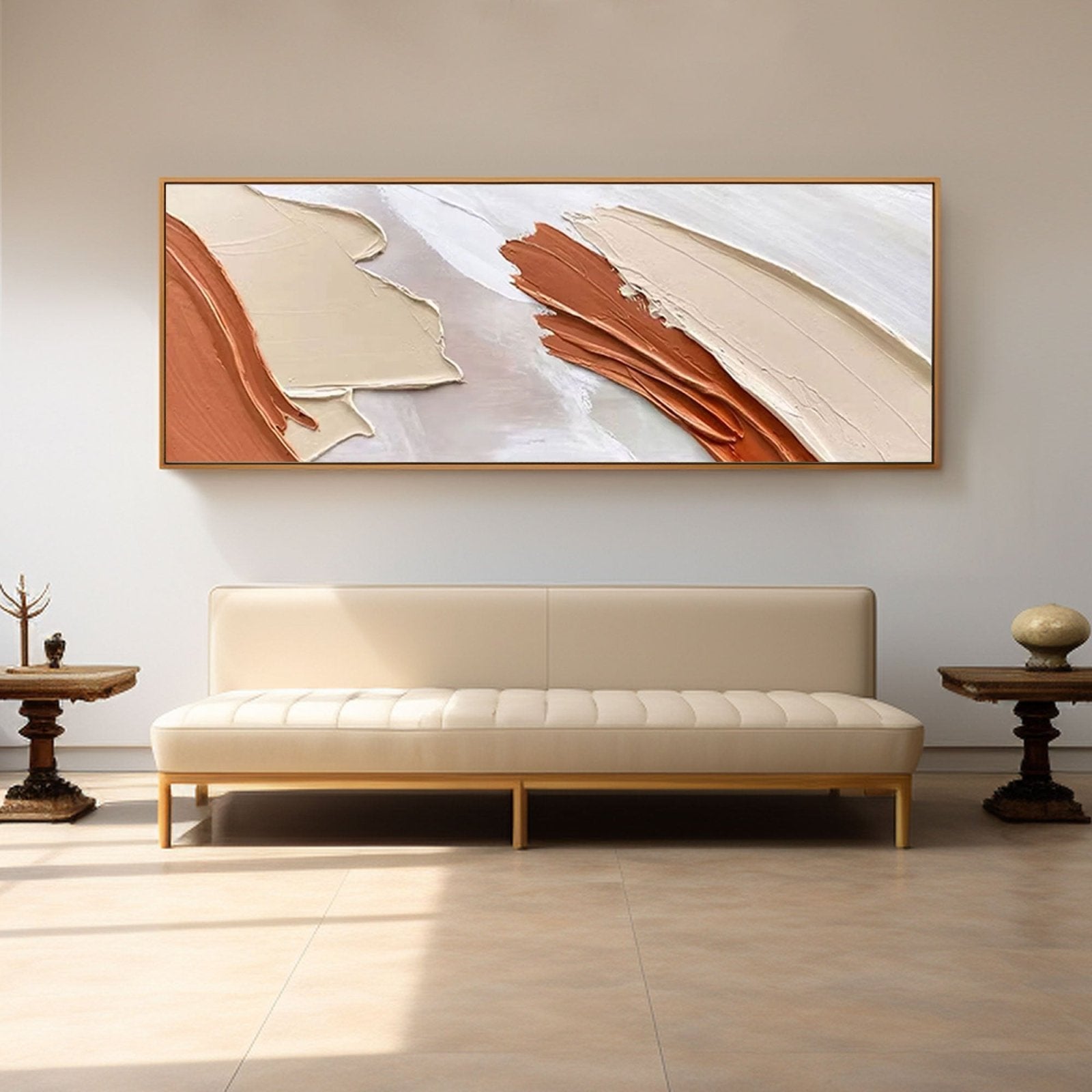 Minimalist 3D Textured Plaster Wall Art | Horizontal #TC 218
