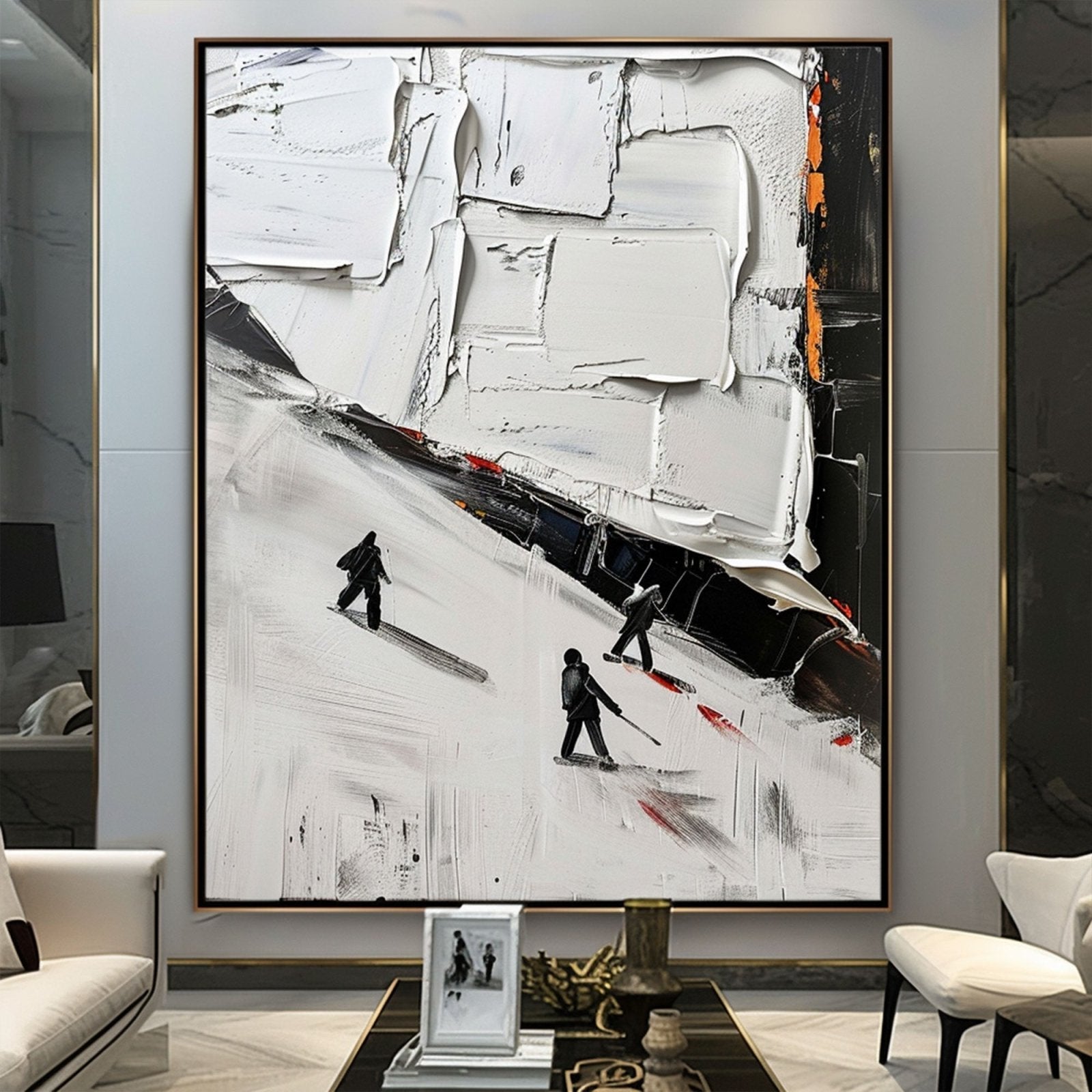 Heavy Impasto Abstract Oil Painting | Textured Palette Knife Art