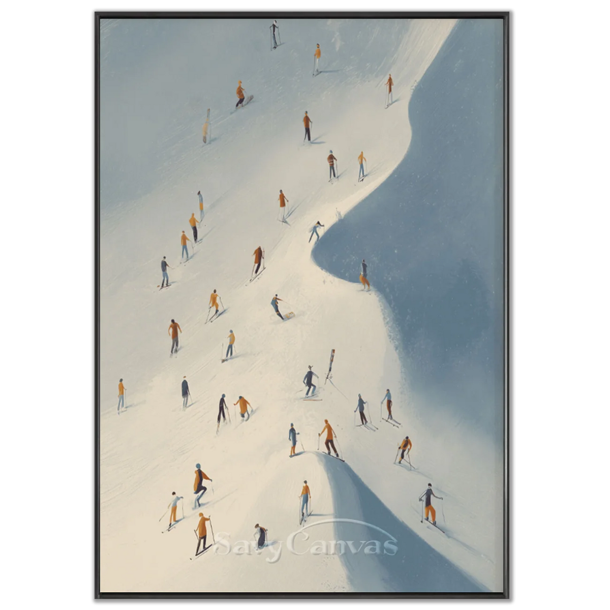Retro-ski-sport-painting-black-frame-02.webp