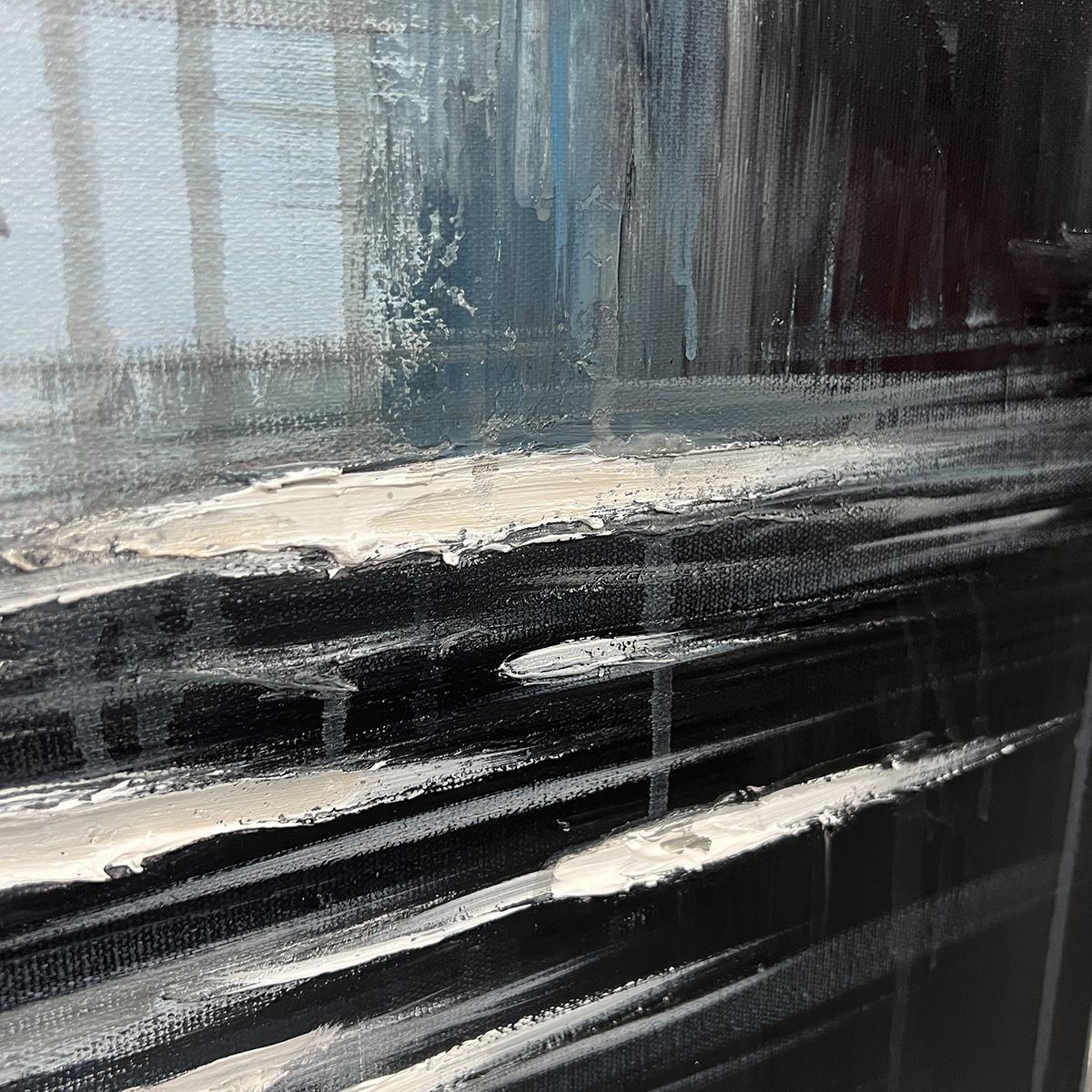 Textured Golf Ball & Club Art | Impasto Sports Painting #AA 236