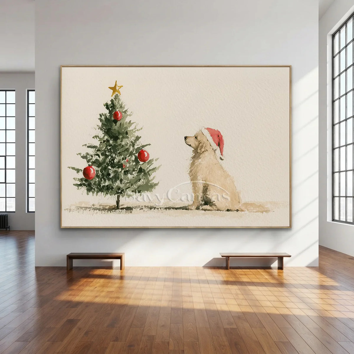 Santa-Hat-Christmas-Art-for-large-living-room-01.webp