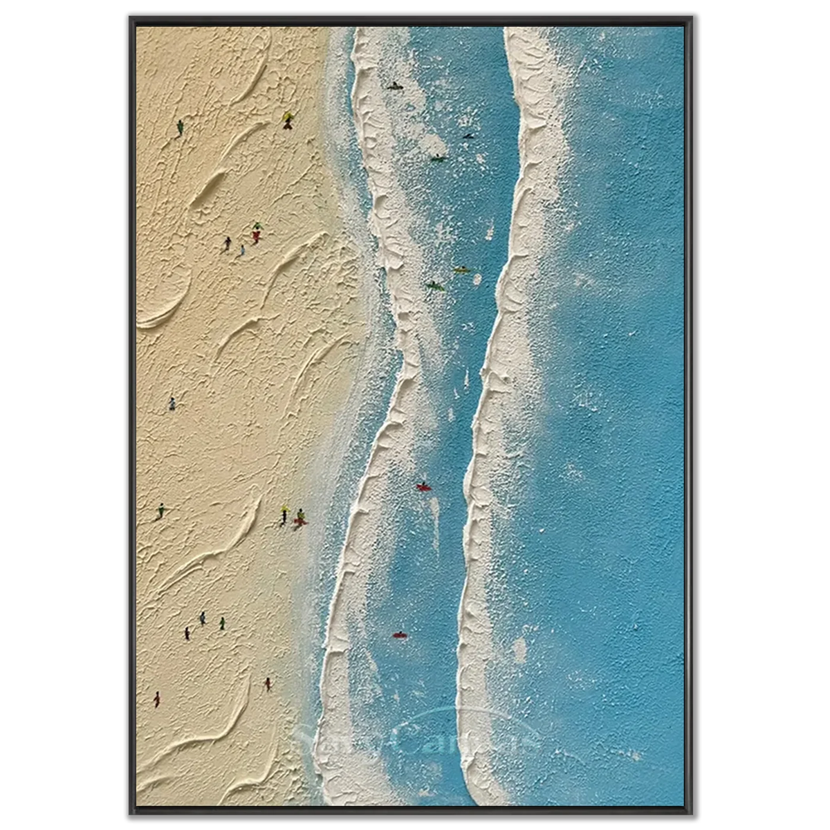 Seascape_and_Snowy_Peak_Painting_MM1-black-frame-02.webp
