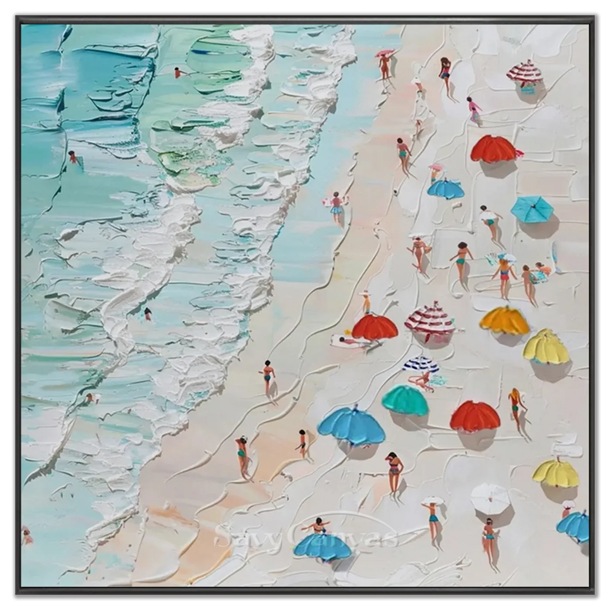 Seascape_and_Snowy_Peak_Painting_MM1-black-frame-02.webp