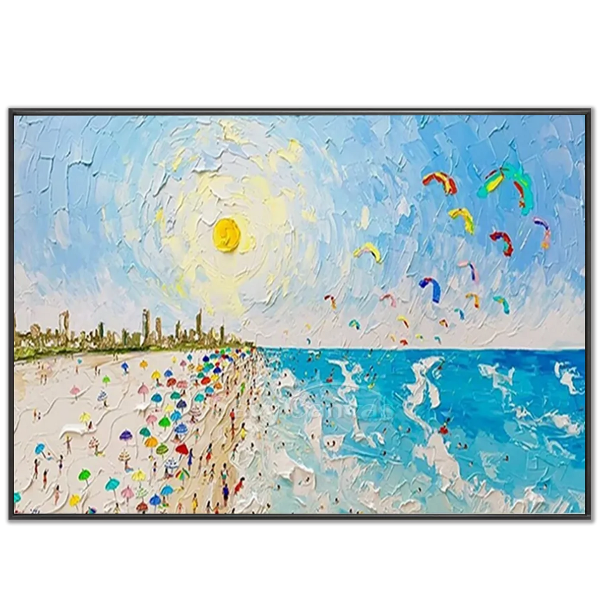 Seascape_and_Snowy_Peak_Painting_MM10-black-frame-02.webp
