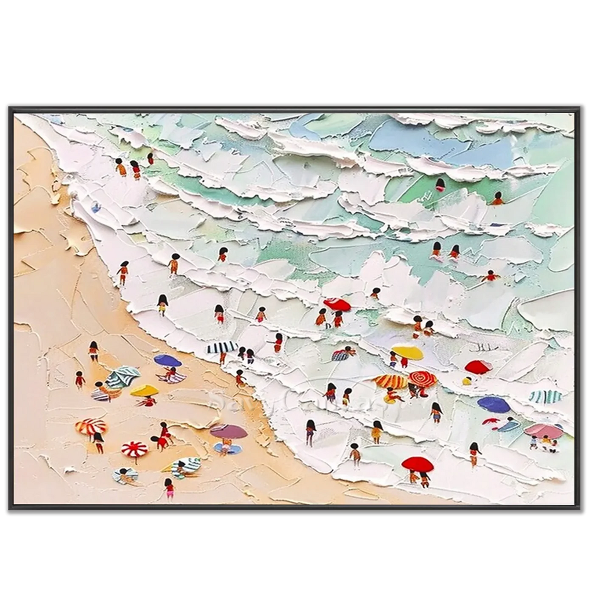 Seascape_and_Snowy_Peak_Painting_MM4-black-frame-02.webp