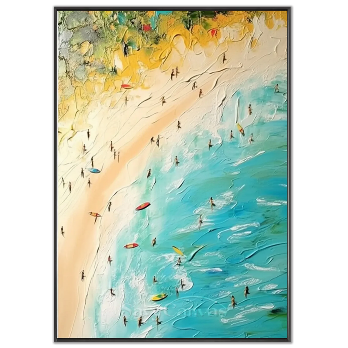 Seascape_and_Snowy_Peak_Painting_MM5-black-frame-02.webp