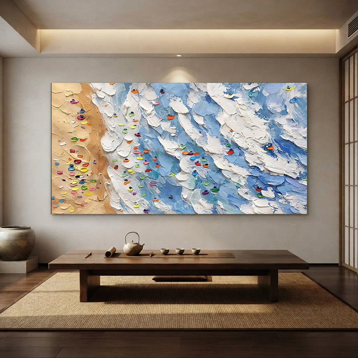 Seascape_and_Snowy_Peak_Painting_MM5-for-zen-style-tea-room-01.webp