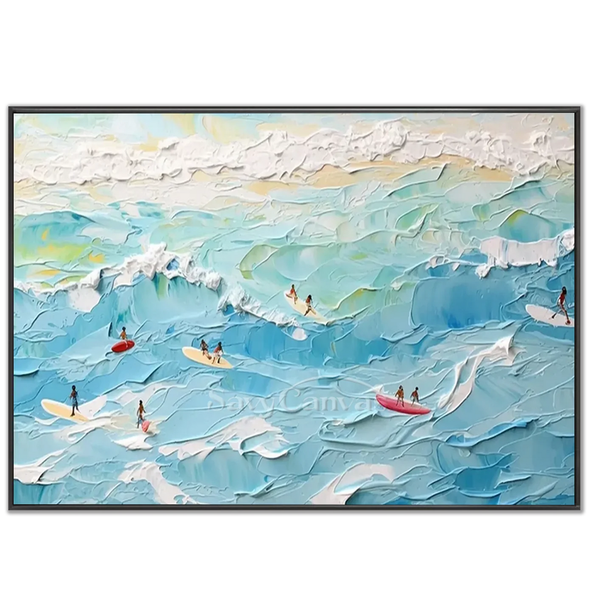 Seascape_and_Snowy_Peak_Painting_MM9-black-frame-02.webp