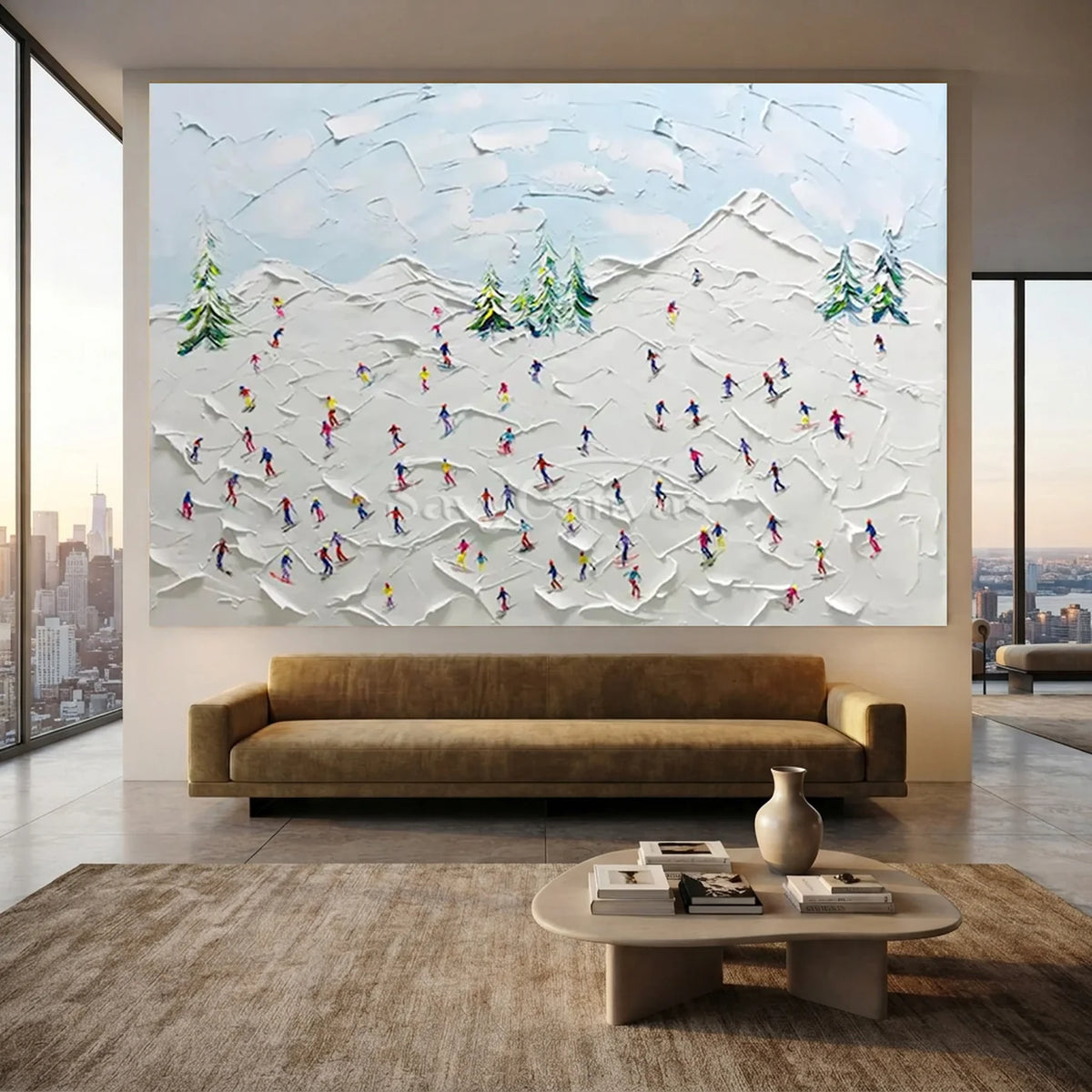 Skiing_Sport_Art_Textured_Painting_Canvas_MM1-for-Spacious-living-room-01.webp
