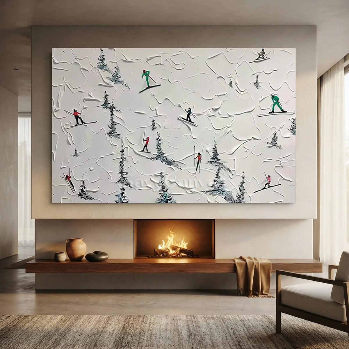Skiing_Sport_Art_Textured_Painting_Canvas_MM3-for-fireplace-decor-01.webp