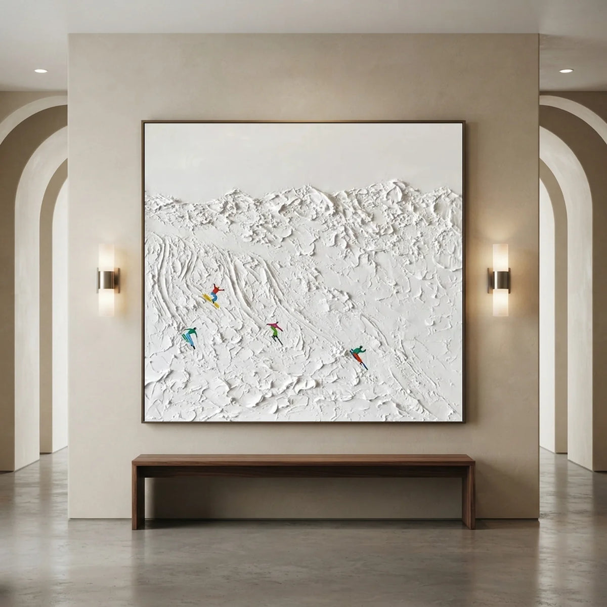 Skiing_Sports_Art_Textured_Painting_Canvas-for-large-art-corridor-01.webp