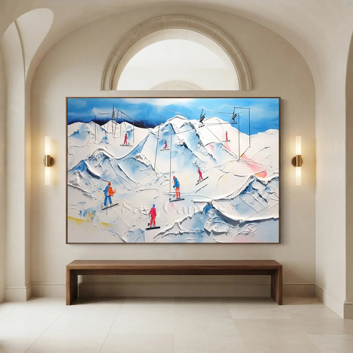Skiing_Sports_Art_Textured_Painting_Canvas_MM16-for-art-corridor-decor-01.webp