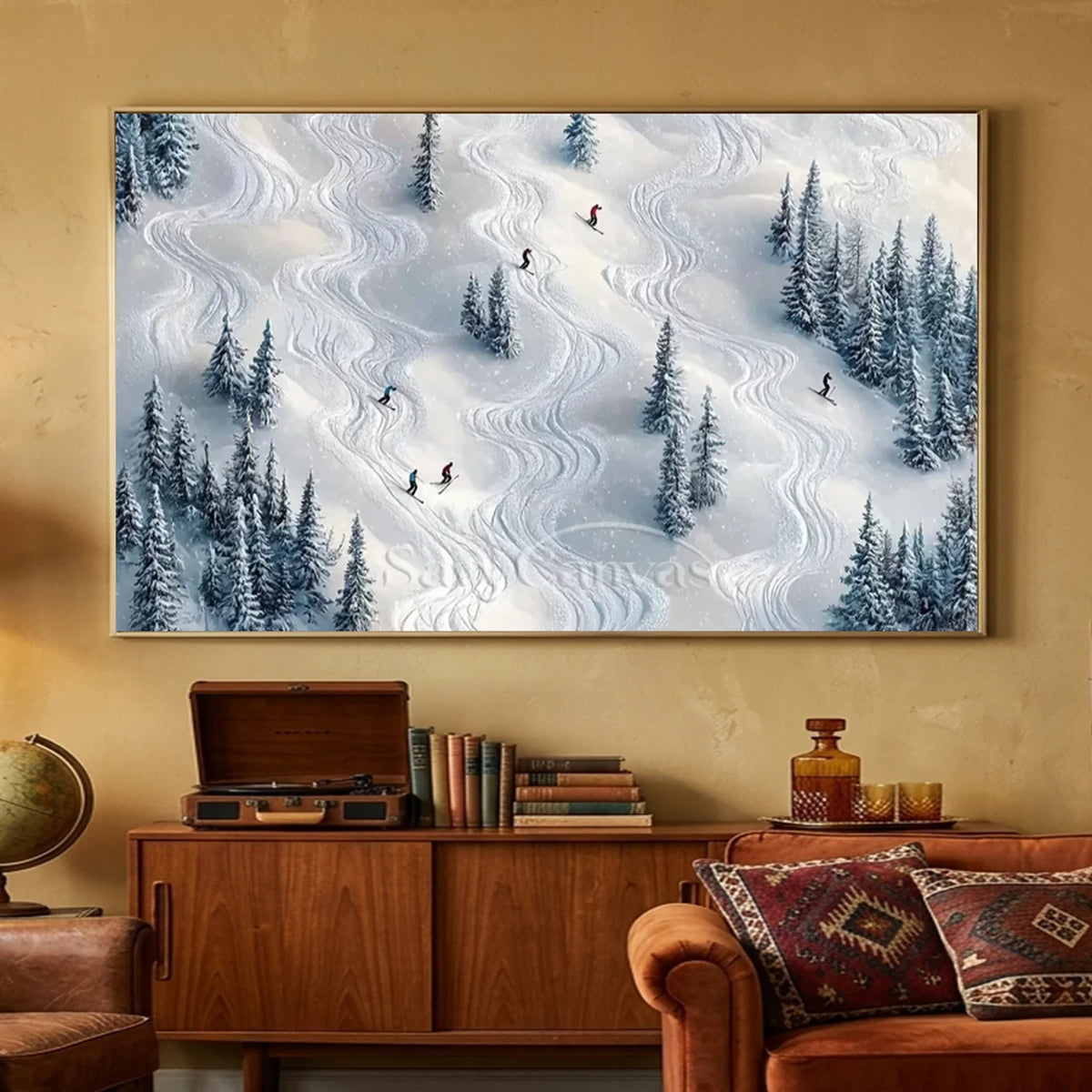Skiing_Sports_Art_Textured_Painting_Canvas_MM26-for-boho-wall-decor-01.webp