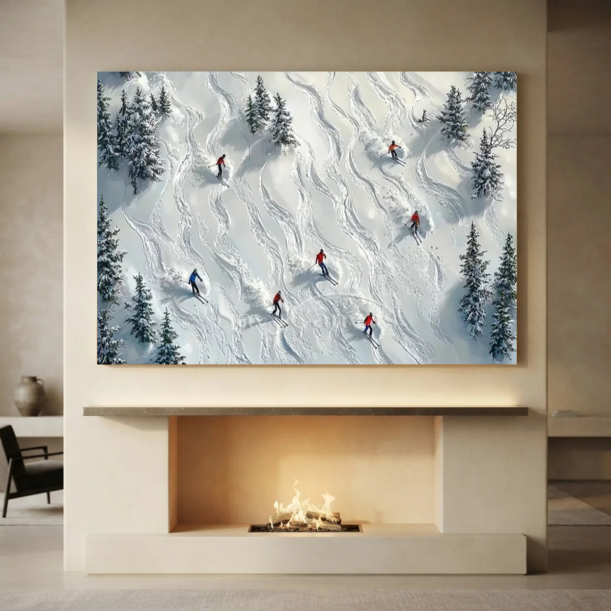 Skiing_Sports_Art_Textured_Painting_Canvas_MM27-for-large-fireplace-01.webp