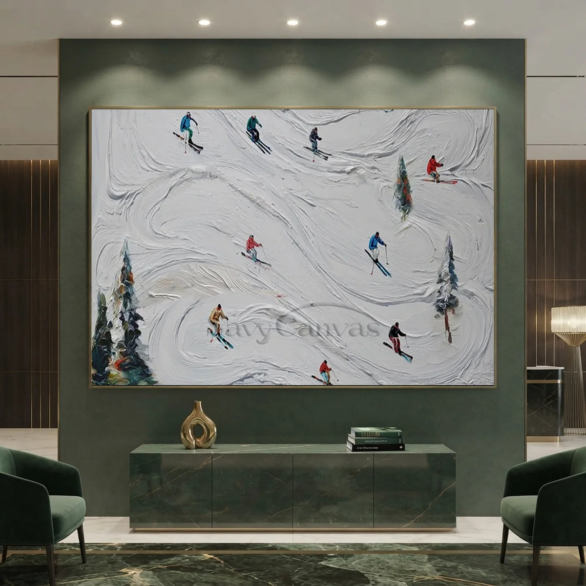 Skiing_Sports_Art_Textured_Painting_Canvas_MM29-for-High-end-hotels-deocr-01.webp