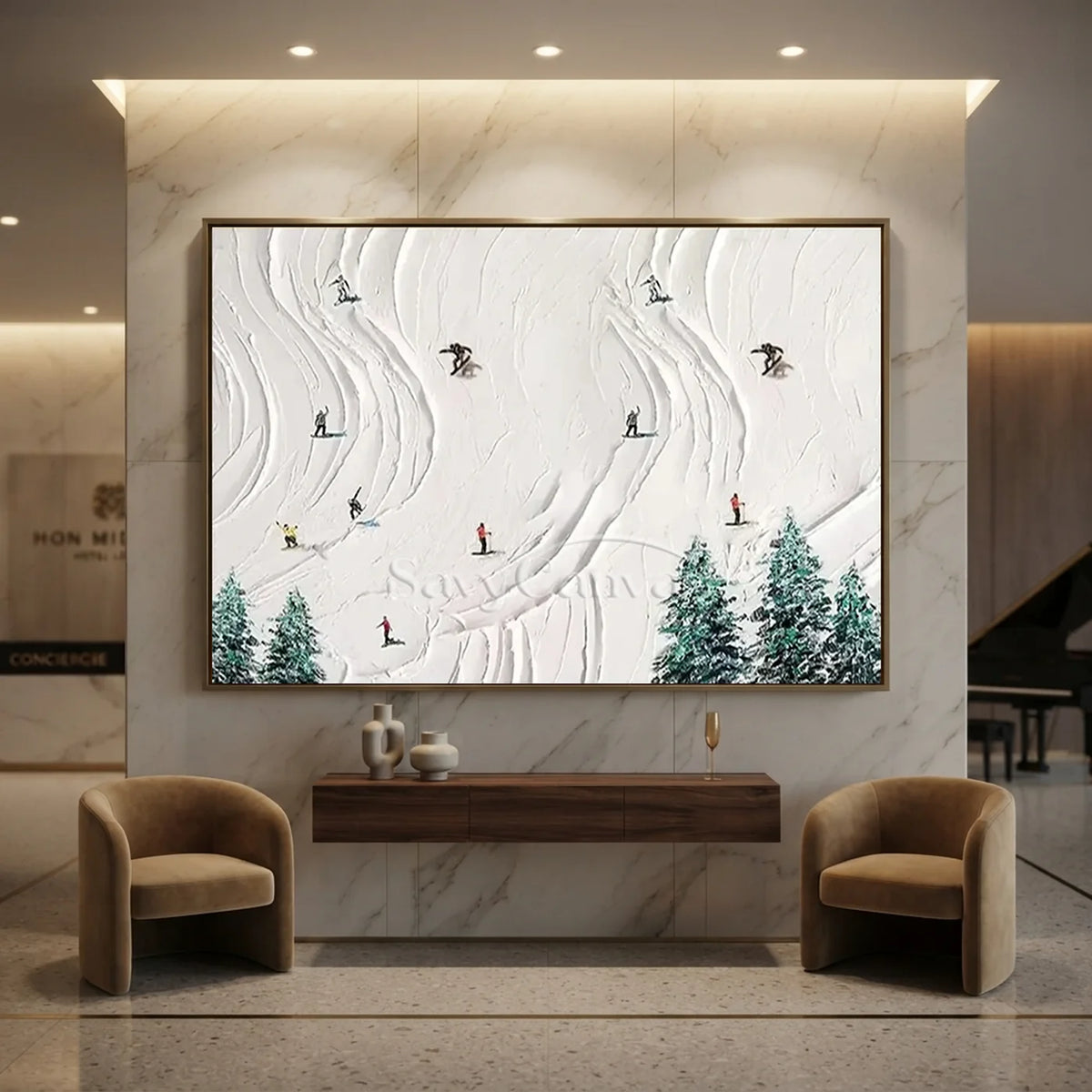 Skiing_Sports_Art_Textured_Painting_Canvas_MM32-for-High-end-hotels-01.webp