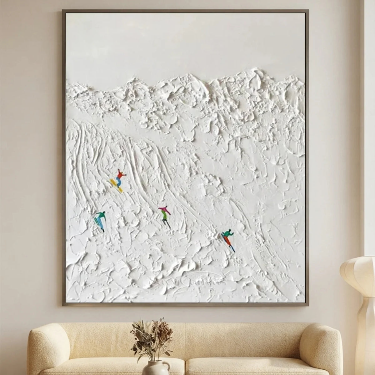 Skiing_Sports_Art_Textured_Painting_Canvas_MM6-for-modern-living-room-decor-01.webp