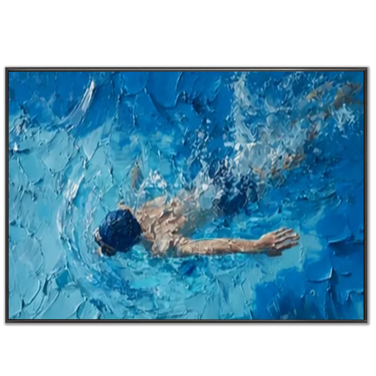Swimming_Sports_Art_Painting_Canvas_MM2-black-frame-02.webp