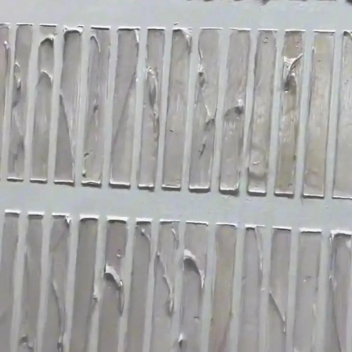 3D Textured Linear Painting | Minimalist Plaster Art #AA 276