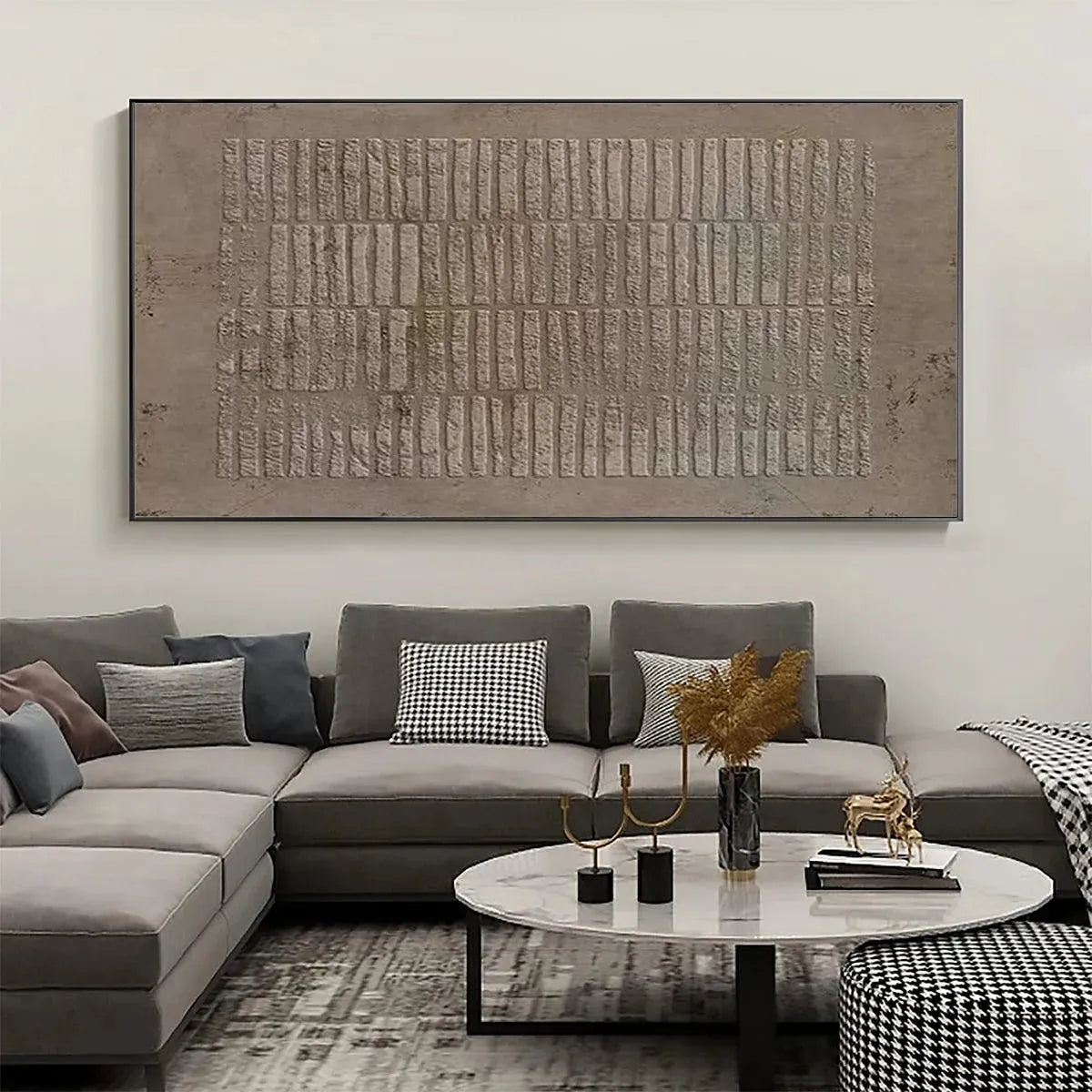 3D Plaster & Concrete Art | Sculptural Textured Painting