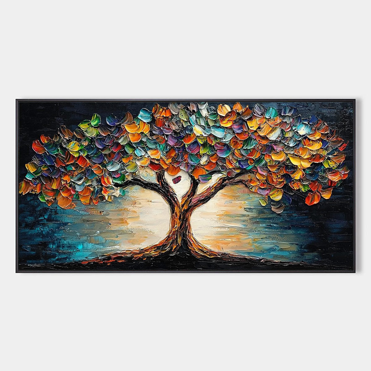 Rainbow Tree of Life Painting