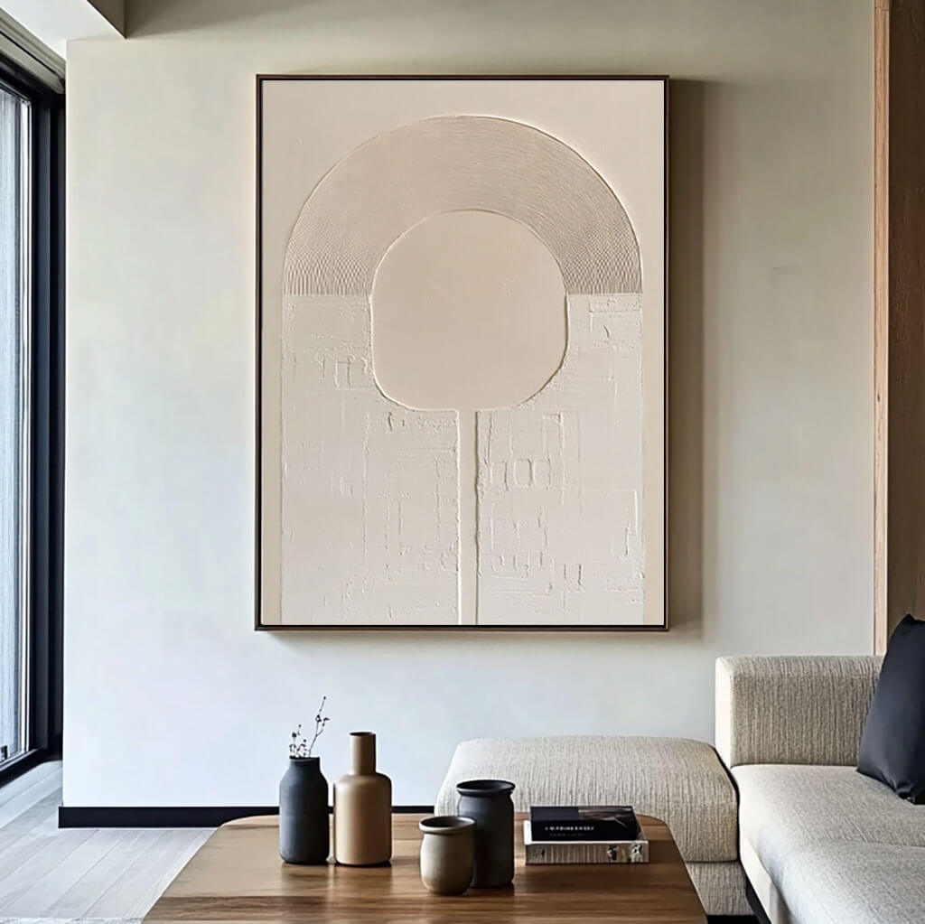 Abstract Arch Painting | Modern Geometric Wall Art #AA 154