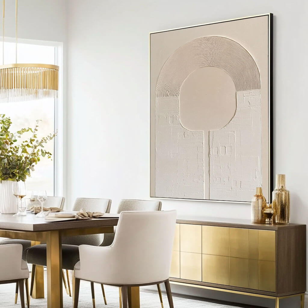 Abstract Arch Painting | Modern Geometric Wall Art #AA 154