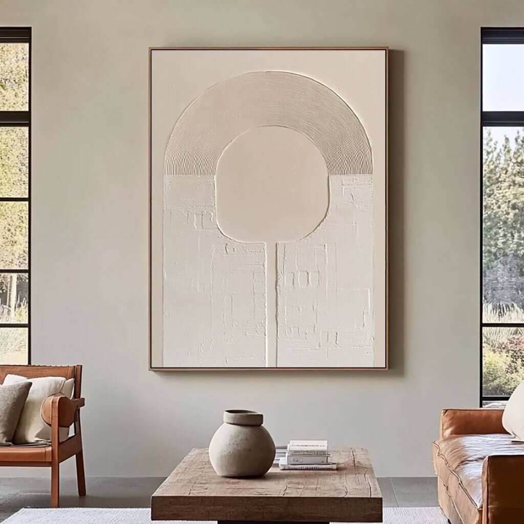 Abstract Arch Painting | Modern Geometric Wall Art #AA 154