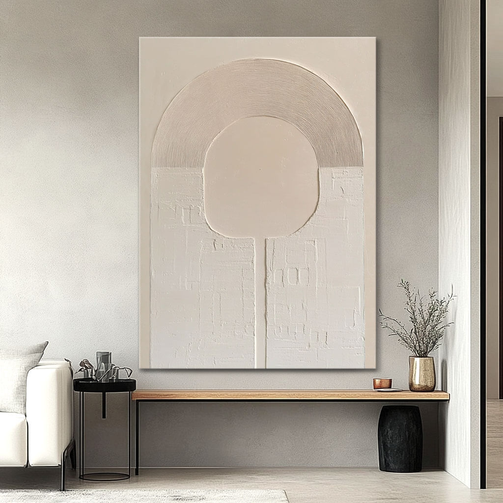 Abstract Arch Painting | Modern Geometric Wall Art #AA 154