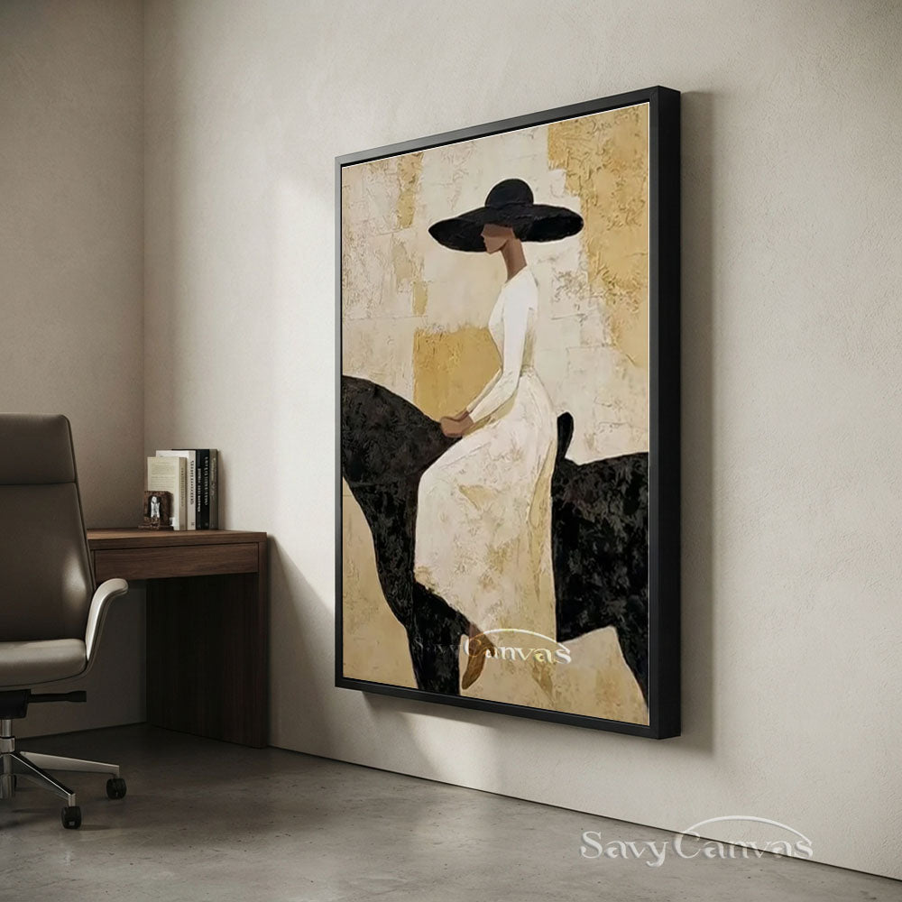 Large Equestrian Portrait Wall Art #SS 227