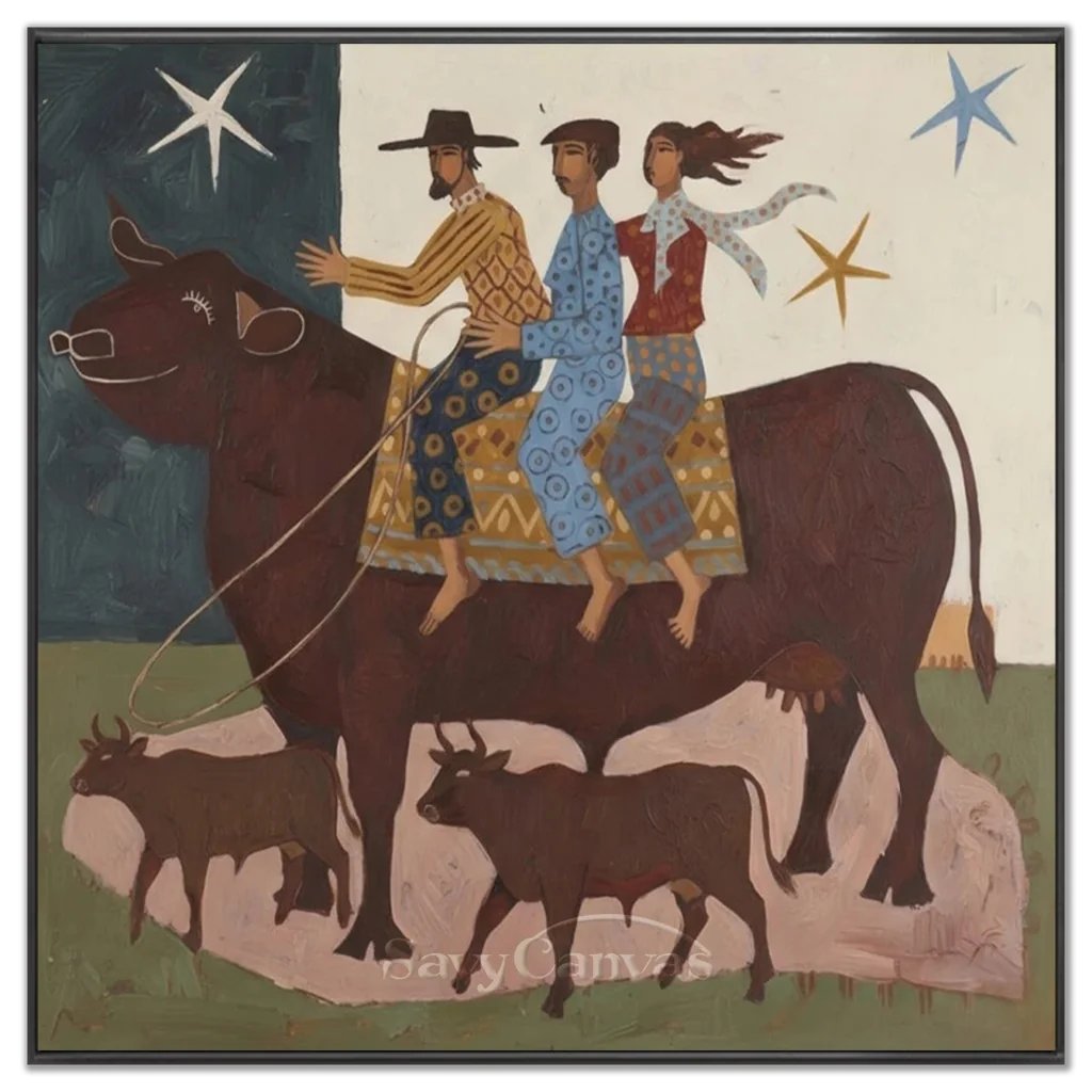 Vintage_Americana_Art_Cattle_Journey-black-frame-02.webp