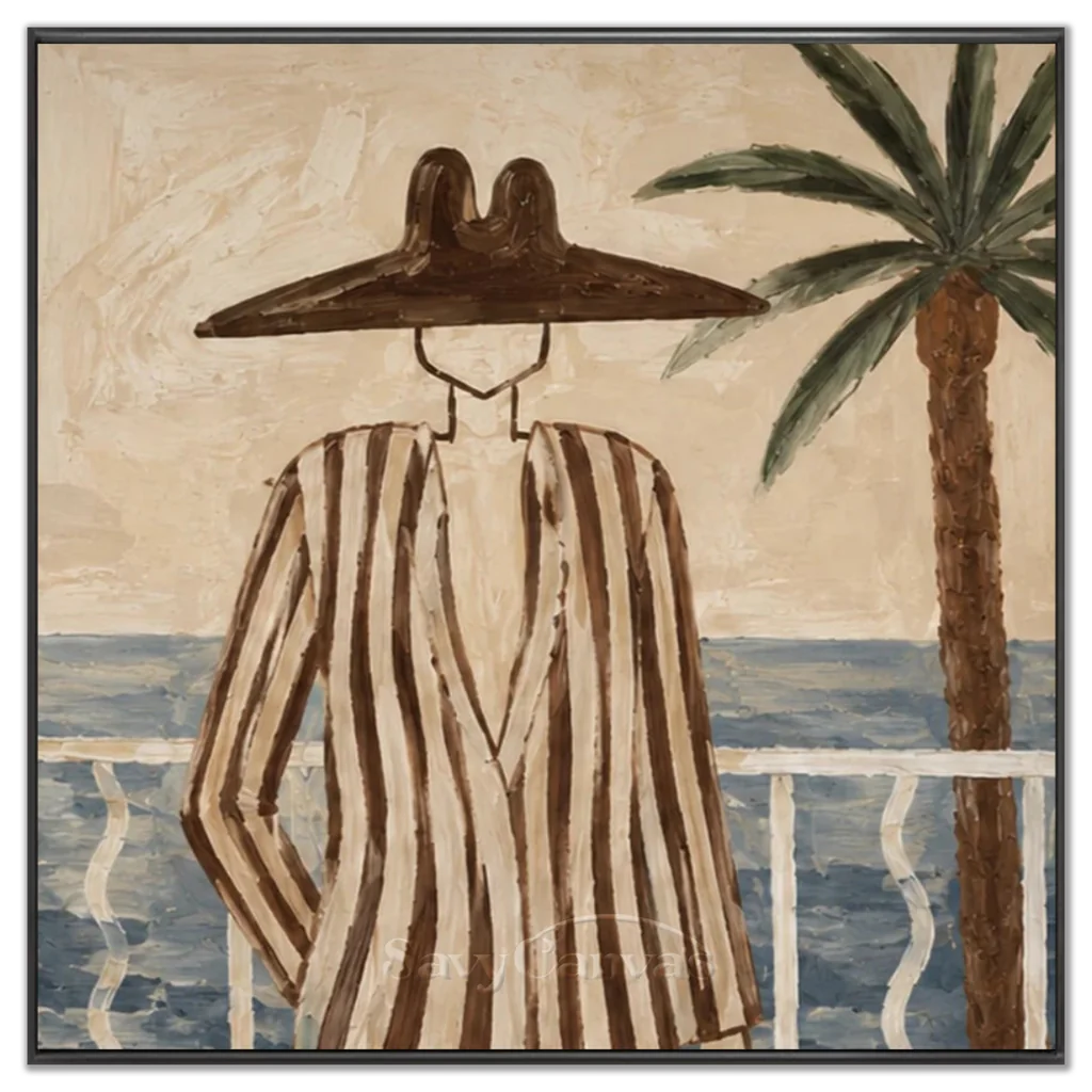 Vintage_Americana_Art_Coastal_Hat_Silhouette-black-frame-02.webp