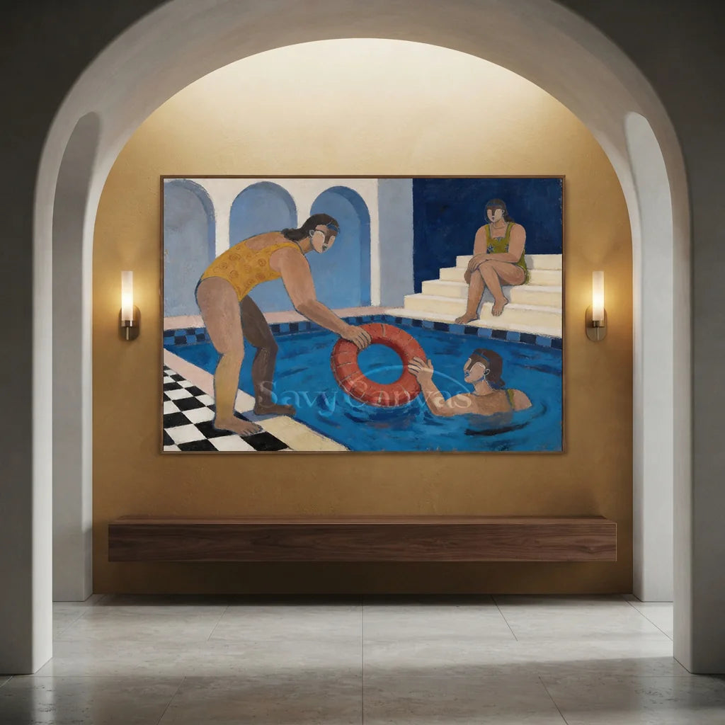 Vintage_Americana_Art_Conversation_By_The_Pool-for-art-corridor-01.webp