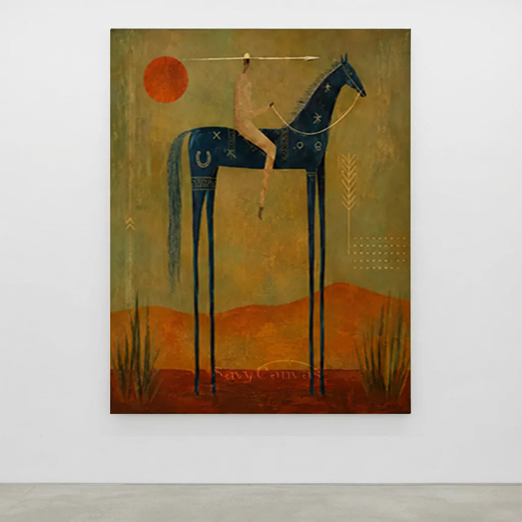 Vintage_Americana_Art_Desert_Totem_Rider-for-minimalist-gallery-decor-01.webp