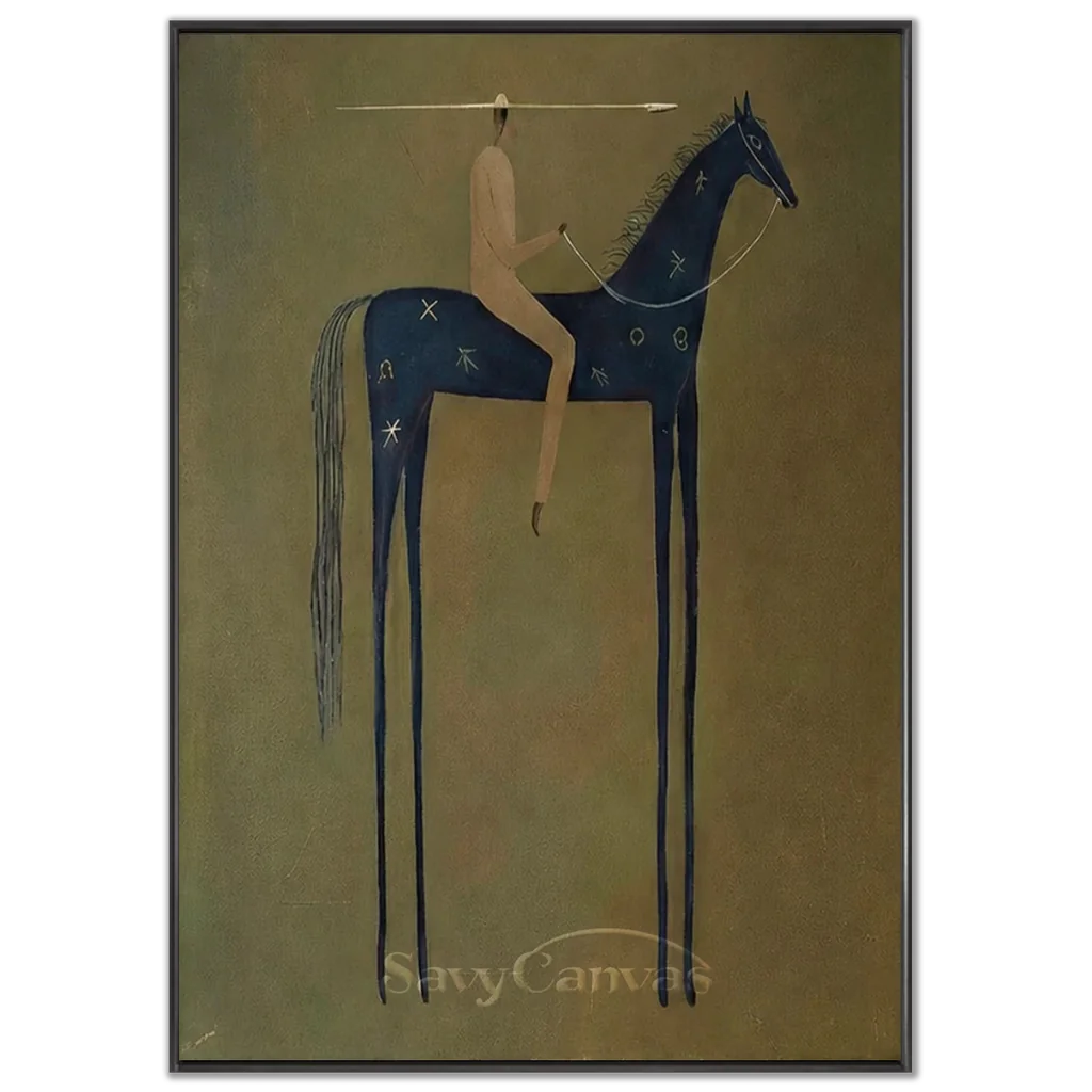 Vintage_Americana_Art_Emerald_Stillness-black-frame-02.webp