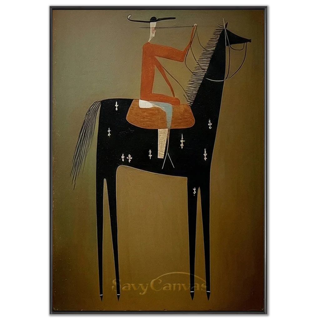 Vintage_Americana_Art_Equestrian_Reverie-black-frame-02.webp