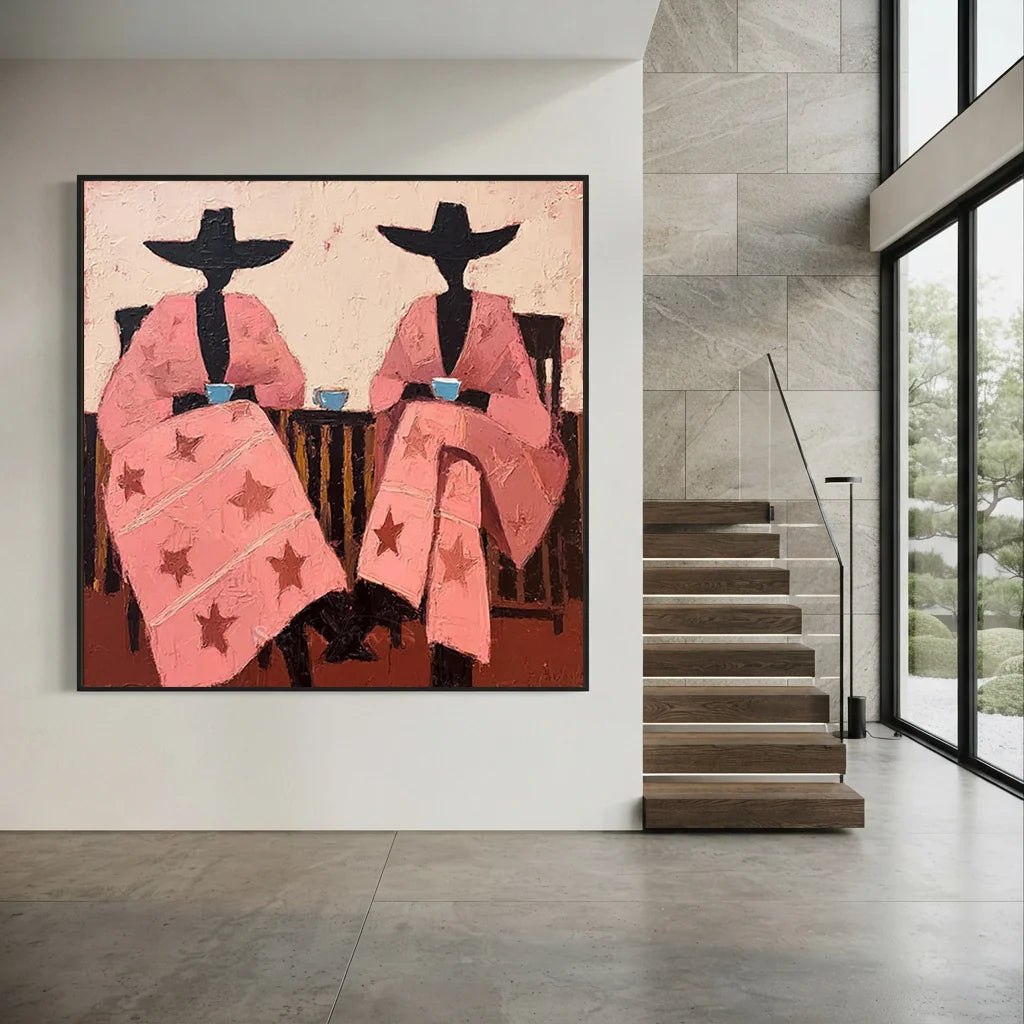 Vintage_Americana_Art_Leisurely_Companion-for-large-Staircase-wall-01.webp